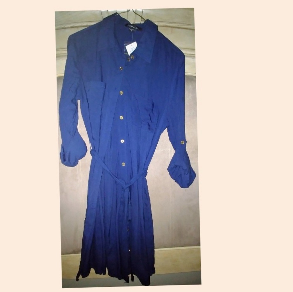 New look navy dress